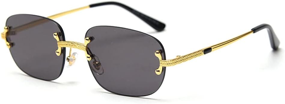 Солнцезащитные очки прямоугольной формы без оправы для женщин, роскошные солнцезащитные очки, маленькие, без оправы, зеркальные, из сплава, розово-коричневые MUTYNE, C3
Солнцезащитные очки прямоугольной формы без оправы для женщин, роскошные солнцезащитные очки, маленькие, без оправы, зеркальные, из сплава, розово-коричневые MUTYNE, C3