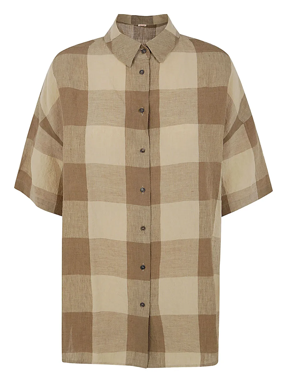 Рубашка с короткими рукавами в клетку Apuntob, коричневый
Рубашка с короткими рукавами в клетку Apuntob, коричневый