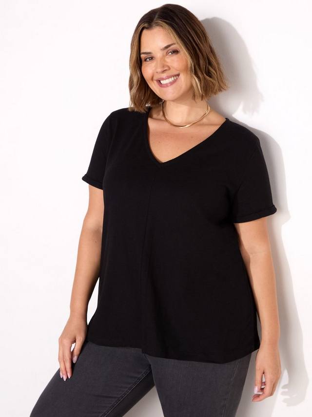 Футболка с V-образным вырезом Slub Live Unlimited, Black
Футболка с V-образным вырезом Slub Live Unlimited, Black