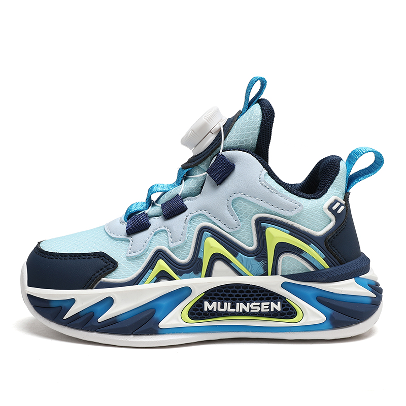 Кроссовки для бега с противоскользящей подошвой, устойчивые к истиранию и отскоку, дышащие, легкие, с амортизацией, детские Mulinsen, синий/желтый
Кроссовки для бега с противоскользящей подошвой, устойчивые к истиранию и отскоку, дышащие, легкие, с амортизацией, детские Mulinsen, синий/желтый