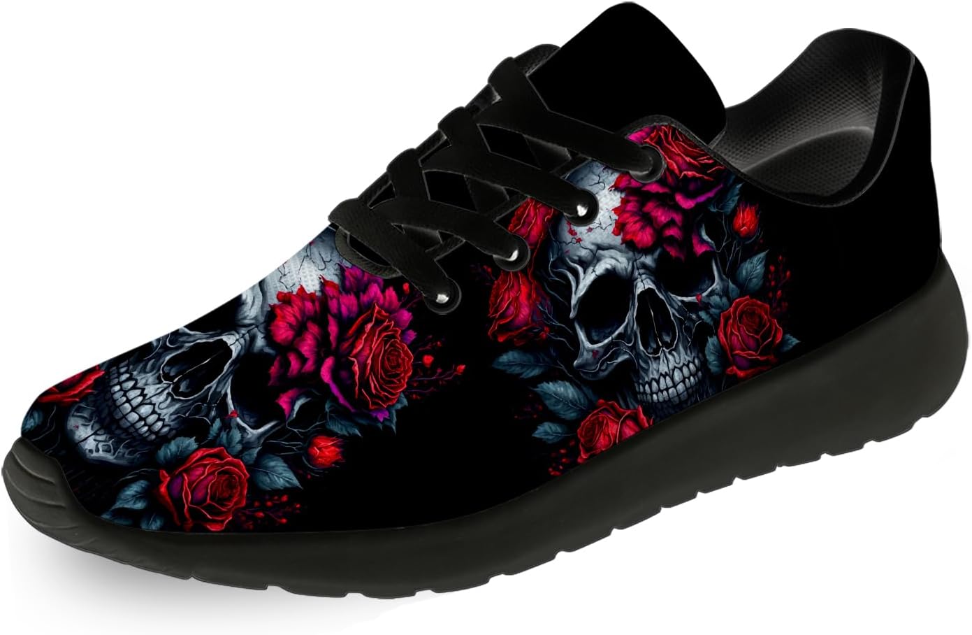 Кроссовки Horethy Skull для мужчин и женщин, беговые кроссовки, легкие и удобные, для ходьбы и тенниса, подарок для мальчика и девочки, черный/красный
Кроссовки Horethy Skull для мужчин и женщин, беговые кроссовки, легкие и удобные, для ходьбы и тенниса, подарок для мальчика и девочки, черный/красный