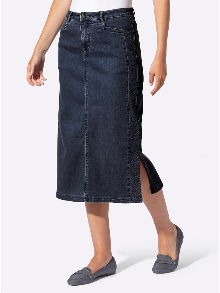 Джинсовая юбка темно-синего цвета WITT WEIDEN
Джинсовая юбка темно-синего цвета WITT WEIDEN