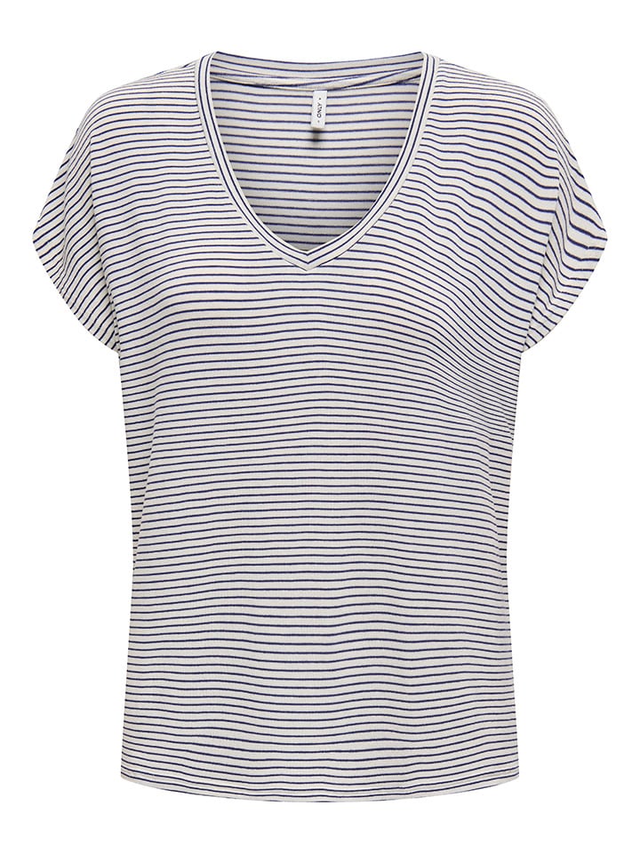 Футболка ONLY, белый/темно-синий
Футболка ONLY, белый/темно-синий