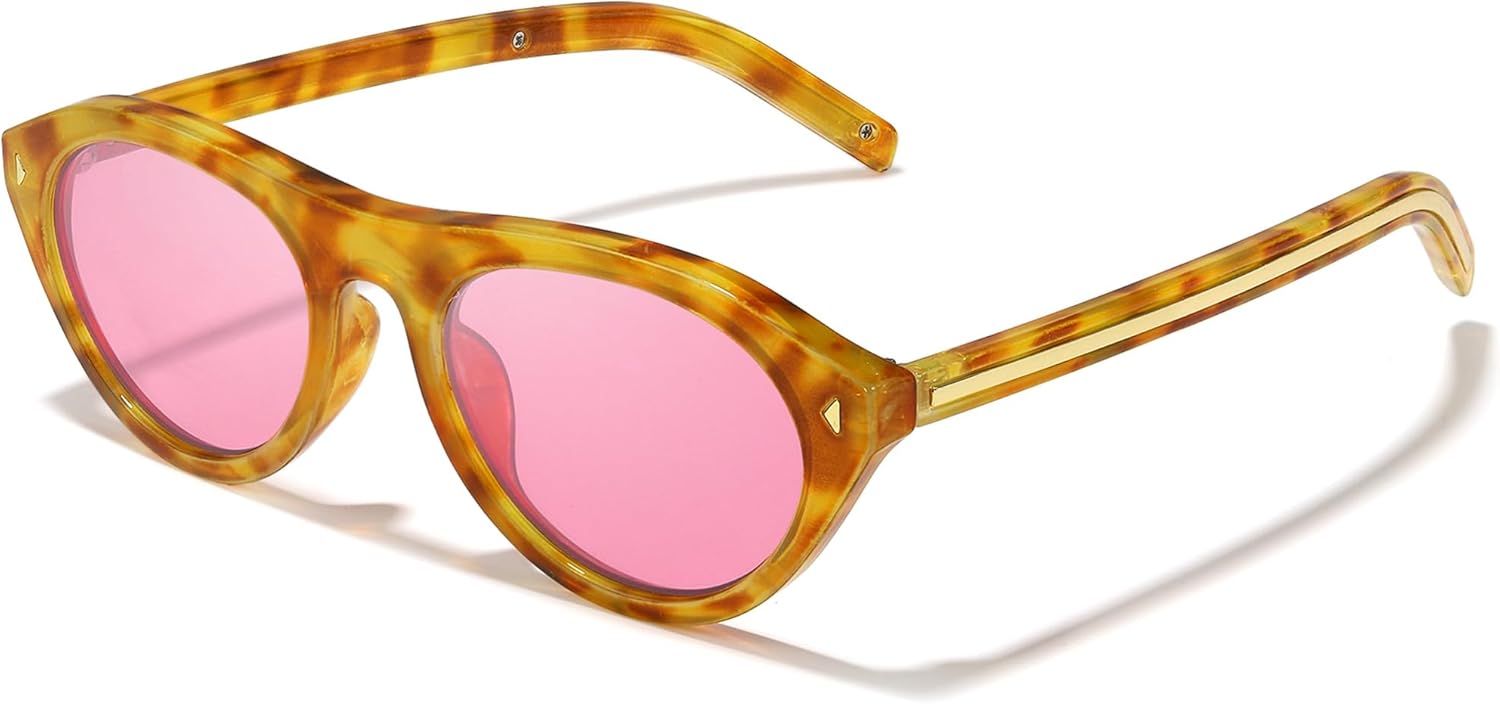 Овальные солнцезащитные очки «кошачий глаз» для женщин, модная ретро-оправа с защитой от УФ-излучения, идеально подходят для путешествий или вождения DreamCalf, A11- Yellow Tortoise/Pink
Овальные солнцезащитные очки «кошачий глаз» для женщин, модная ретро-оправа с защитой от УФ-излучения, идеально подходят для путешествий или вождения DreamCalf, A11- Yellow Tortoise/Pink