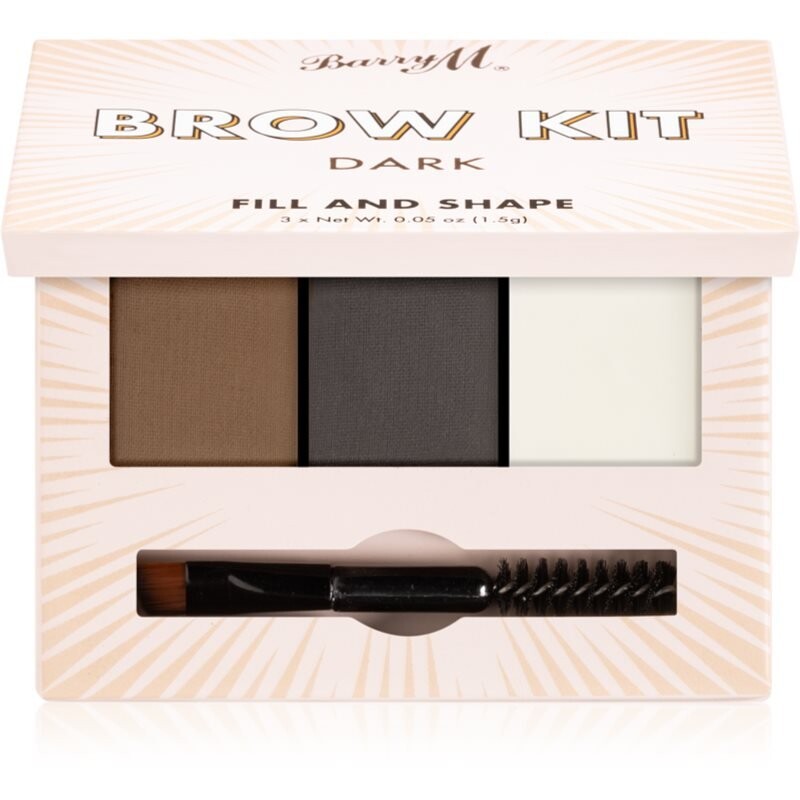 Barry M Fill and Shape Brow Kit, Палитра для оформления бровей, оттенок Dark, 3х1,5 г
Barry M Fill and Shape Brow Kit, Палитра для оформления бровей, оттенок Dark, 3х1,5 г