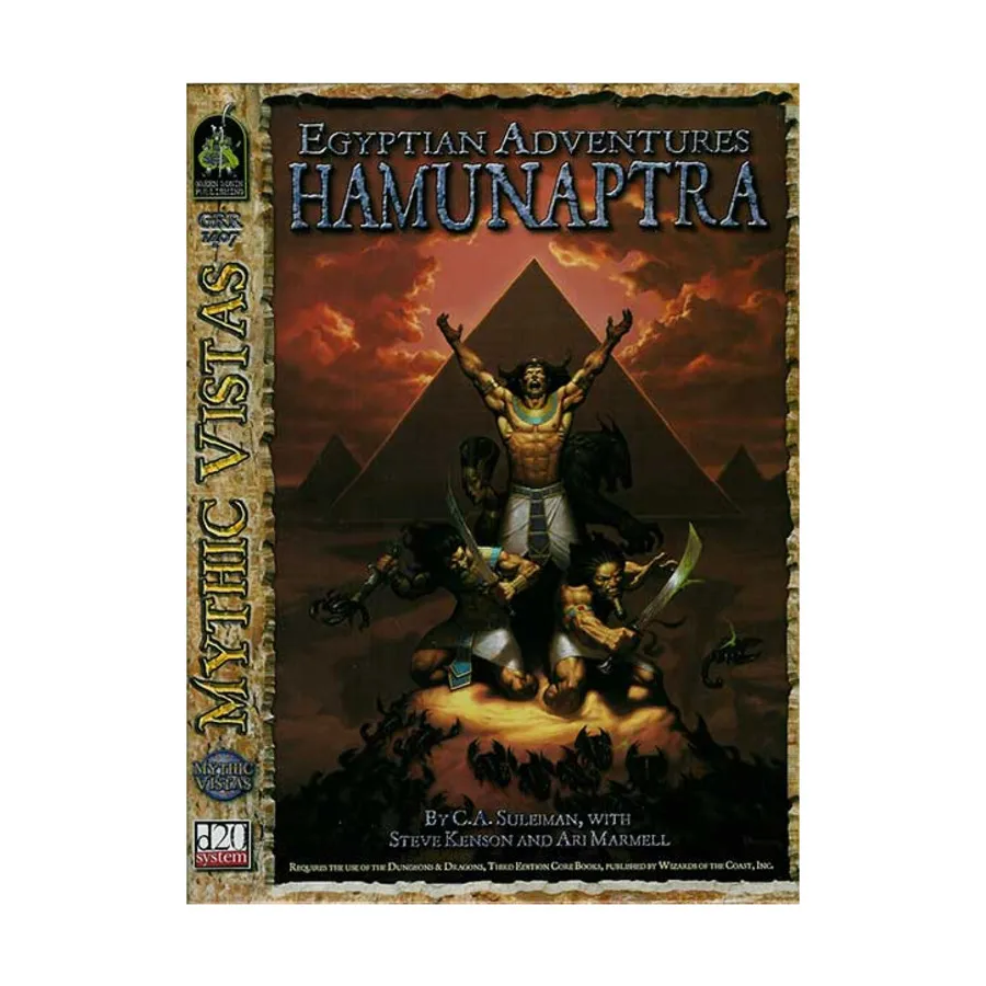 Бокс-сет Egyptian Adventures - Hamunaptra, Mythic Vistas (d20)
Бокс-сет Egyptian Adventures - Hamunaptra, Mythic Vistas (d20)