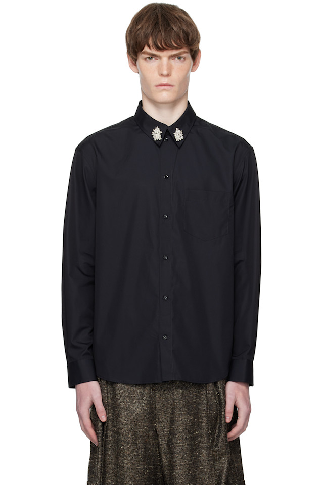 Классическая рубашка с вышивкой цветочным узором Simone Rocha, мультиколор
Классическая рубашка с вышивкой цветочным узором Simone Rocha, мультиколор