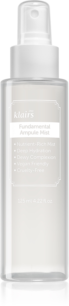 Фундаментальный ампульный спрей с антиоксидантами и увлажняющим эффектом для лица Klairs, 125 мл
Фундаментальный ампульный спрей с антиоксидантами и увлажняющим эффектом для лица Klairs, 125 мл