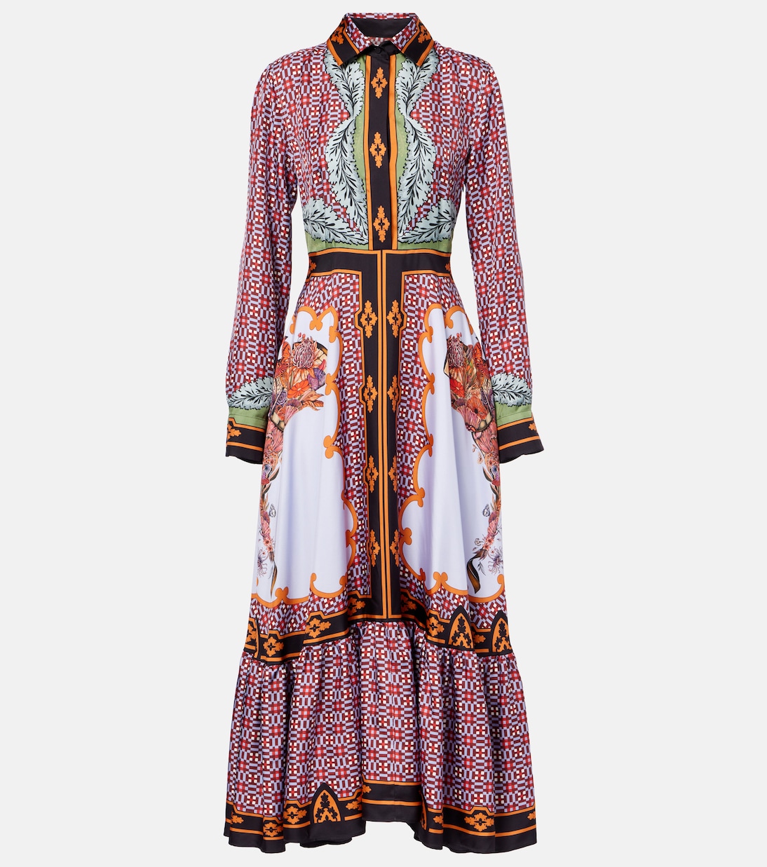 Шелковое платье макси с принтом Сан-Пьетро La DoubleJ, Mariposa Placée
Шелковое платье макси с принтом Сан-Пьетро La DoubleJ, Mariposa Placée