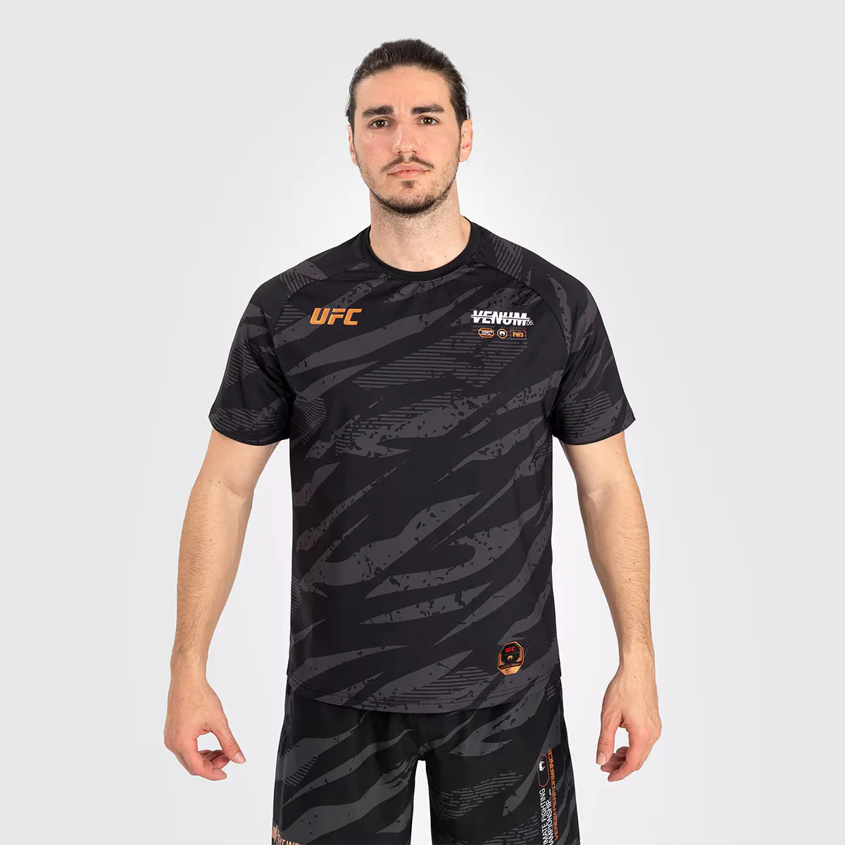 UFC Adrenaline Fight Week Мужская футболка Venum, черный/зеленый
UFC Adrenaline Fight Week Мужская футболка Venum, черный/зеленый