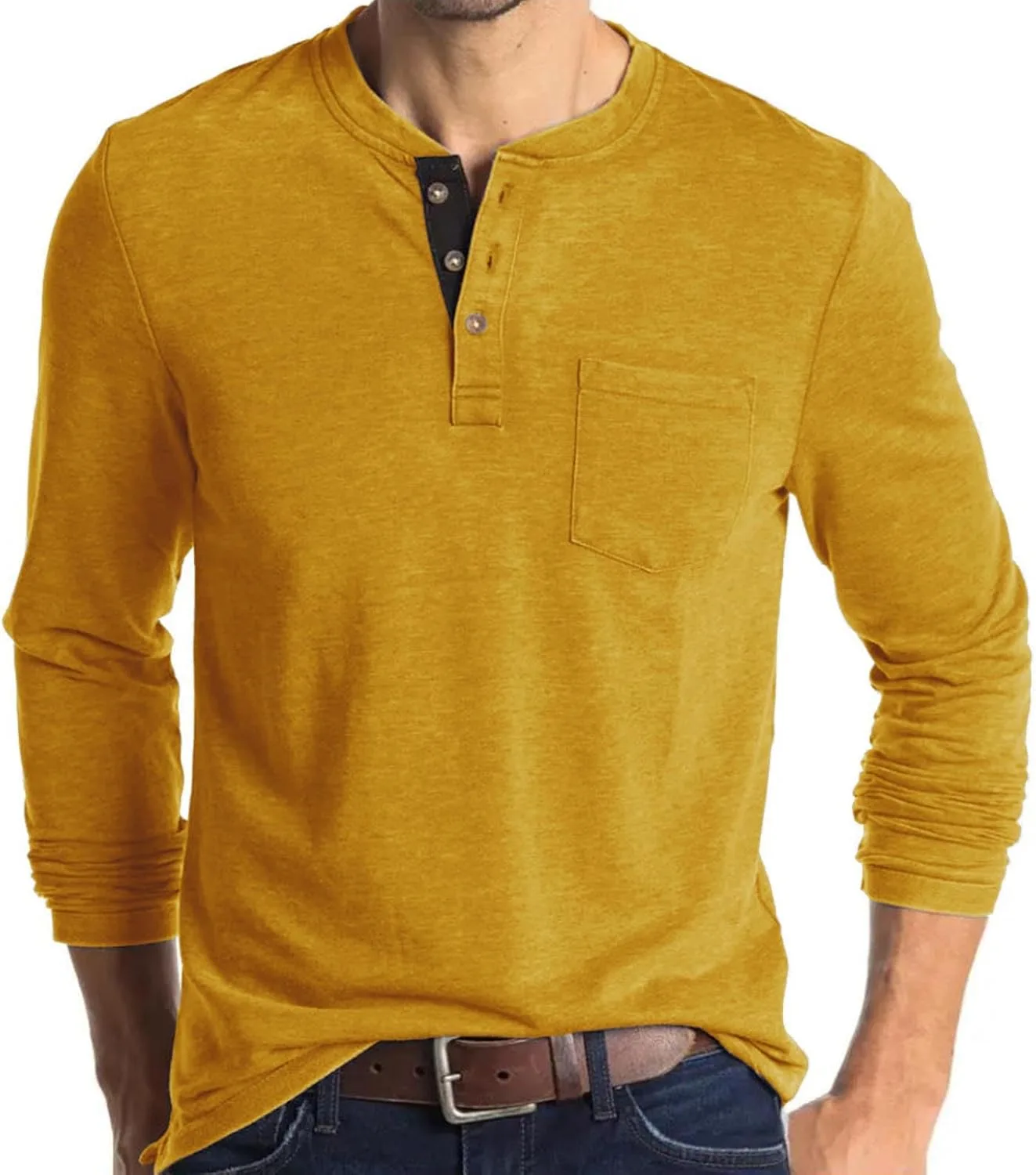 Мужская хлопковая рубашка-поло с длинным рукавом и карманом Sdeycui
Мужская хлопковая рубашка-поло с длинным рукавом и карманом Sdeycui