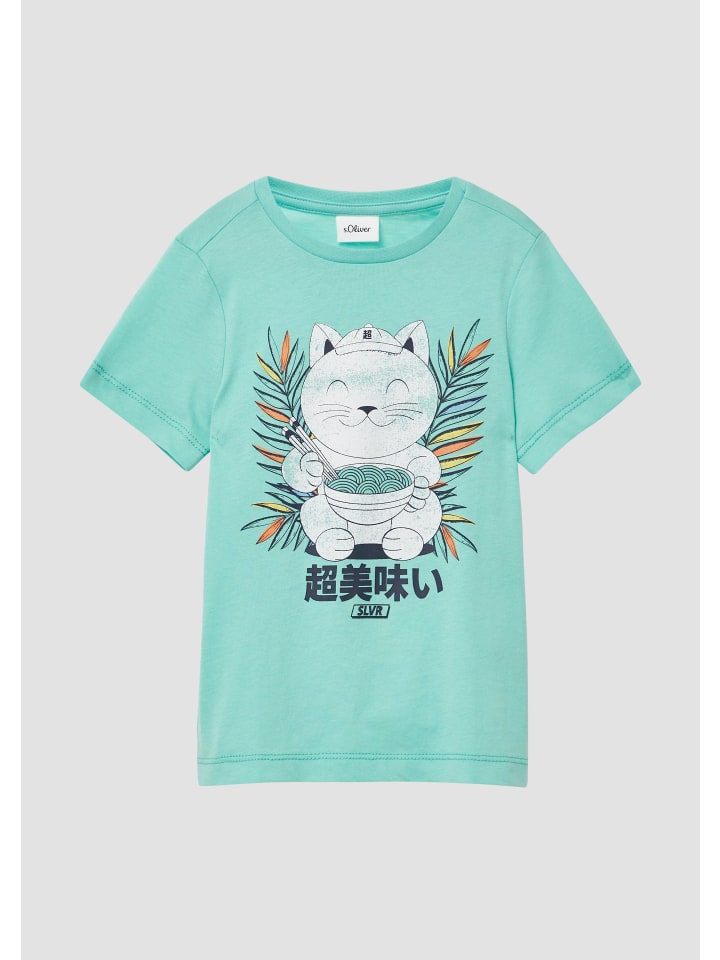 Футболка s.Oliver, бирюзовый
Футболка s.Oliver, бирюзовый