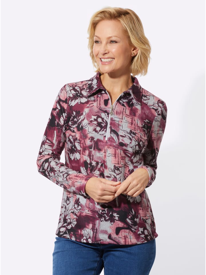 Рубашка поло с бордово-серым принтом WITT WEIDEN
Рубашка поло с бордово-серым принтом WITT WEIDEN