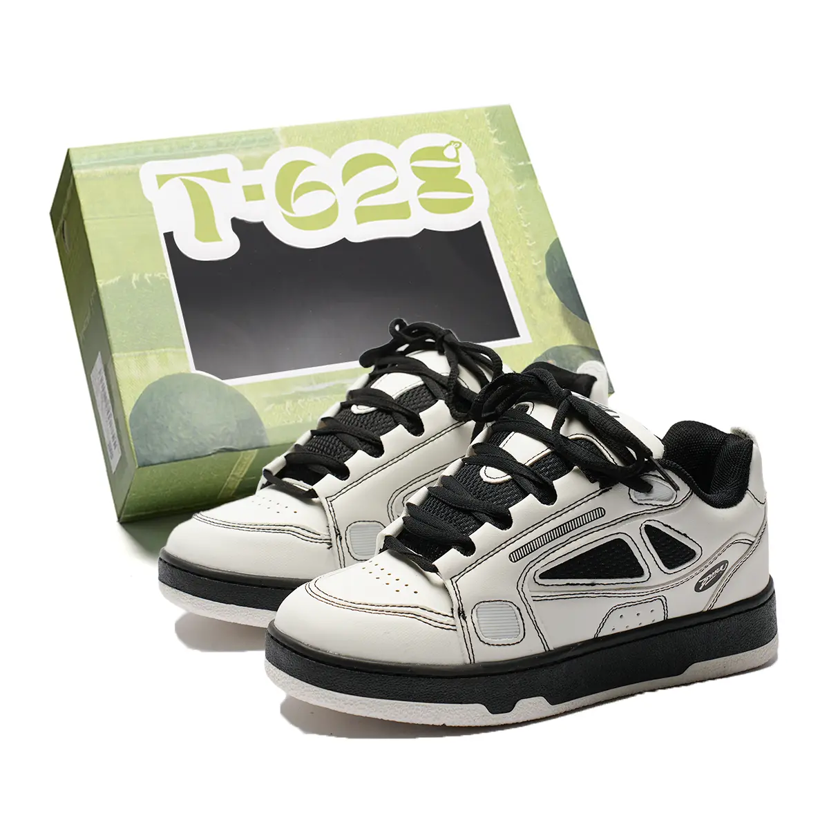 T628 Непромокаемые легкие низкие скейтерские кроссовки унисекс белый черный (высококачественные улучшенные), цвет White Black (High-Quality-Upgraded)
T628 Непромокаемые легкие низкие скейтерские кроссовки унисекс белый черный (высококачественные улучшенные), цвет White Black (High-Quality-Upgraded)