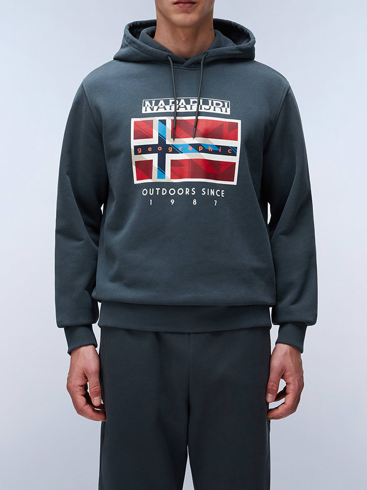 Толстовка с капюшоном Napapijri, зеленый
Толстовка с капюшоном Napapijri, зеленый