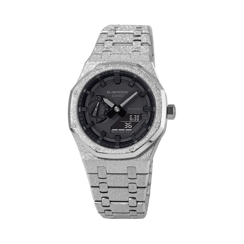 CASIO Retrofit Series GA 2100 Collection Electronic Movement Metal Strap Watch Unisex Black Dial
CASIO Retrofit Series GA 2100 Collection Electronic Movement Metal Strap Watch Unisex Black Dial