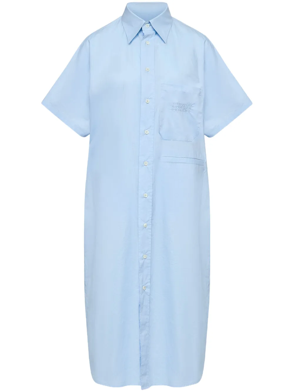 Платье-рубашка Mm6 Maison Margiela, синий
Платье-рубашка Mm6 Maison Margiela, синий