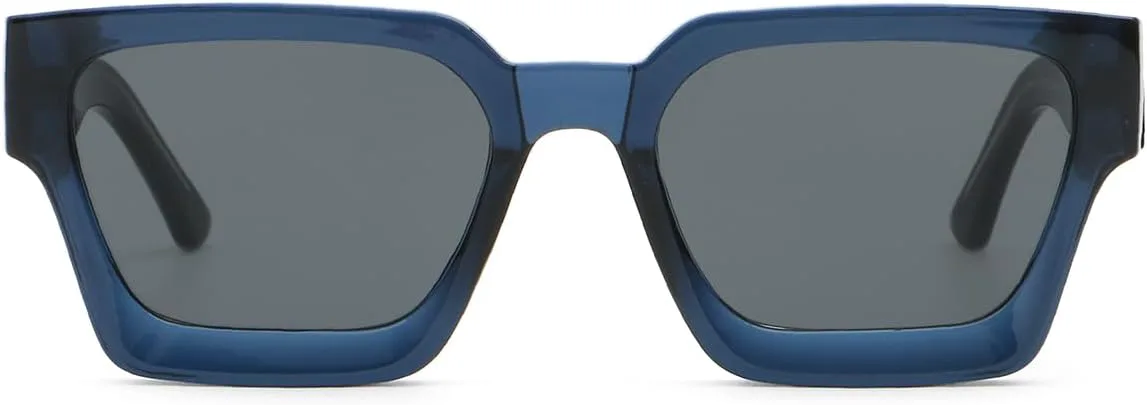 Солнцезащитные очки в стиле ретро с квадратной оправой, толстыми ацетатными дужками, поляризованные, защита от УФ-излучения UV400, унисекс weiyuchen, Blue
Солнцезащитные очки в стиле ретро с квадратной оправой, толстыми ацетатными дужками, поляризованные, защита от УФ-излучения UV400, унисекс weiyuchen, Blue