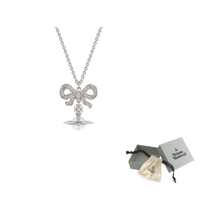 Vivienne Westwood Прозрачное кулон-кольцо Сатурн для женщин серебристо-белый шар
Vivienne Westwood Прозрачное кулон-кольцо Сатурн для женщин серебристо-белый шар