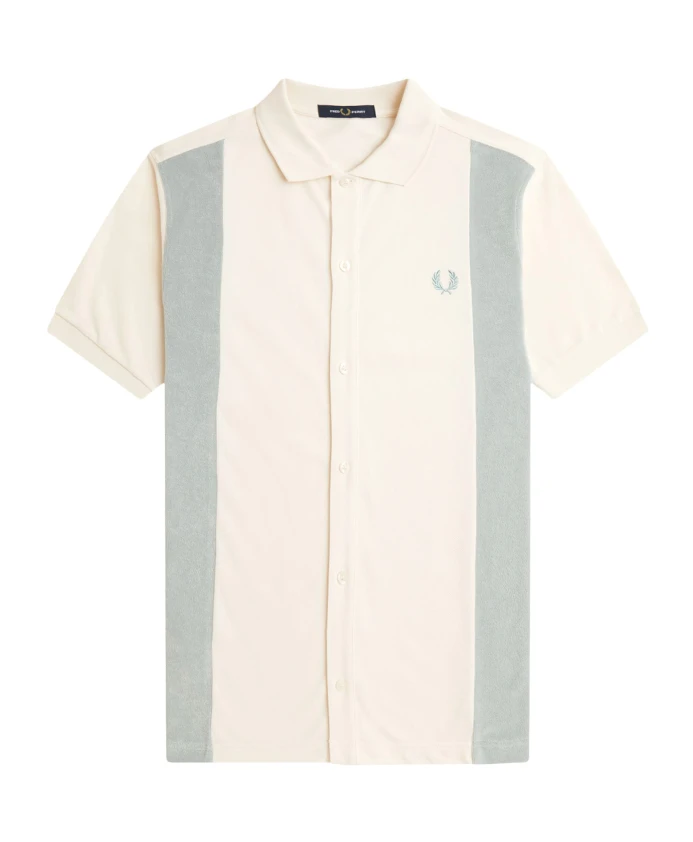 Поло из хлопкового пике с махровыми вставками. Fred Perry, бежевый
Поло из хлопкового пике с махровыми вставками. Fred Perry, бежевый