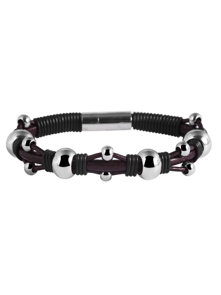 Adeliás Браслет унисекс - кожаный браслет, 23 см, черный
Adeliás Браслет унисекс - кожаный браслет, 23 см, черный