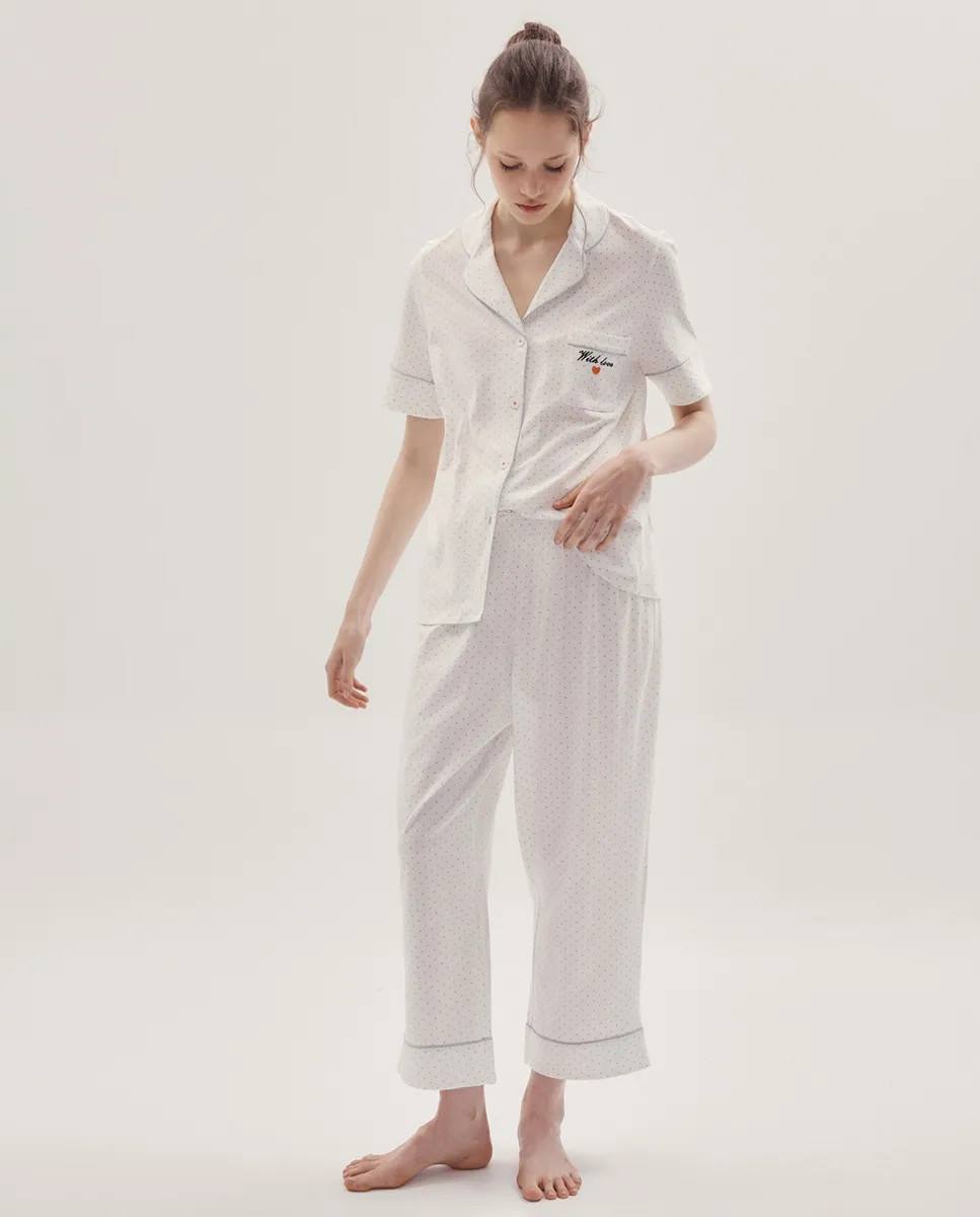 Пижама миди с карманом Sfera, светло-серый
Пижама миди с карманом Sfera, светло-серый