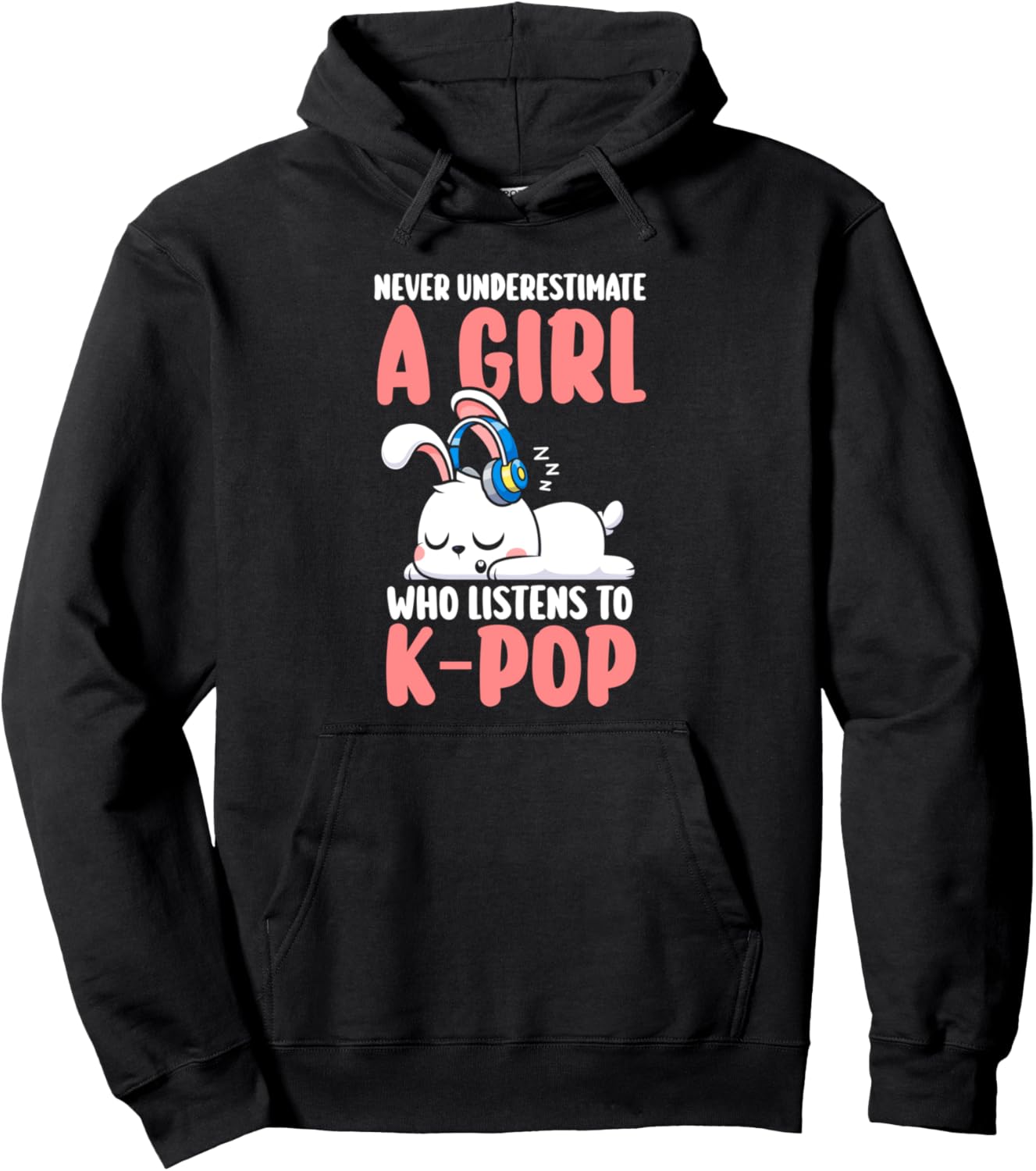 Никогда не стоит недооценивать девушку, которая слушает K-pop. Толстовка с символикой K-pop K-Pop Merch Gifts, черный
Никогда не стоит недооценивать девушку, которая слушает K-pop. Толстовка с символикой K-pop K-Pop Merch Gifts, черный