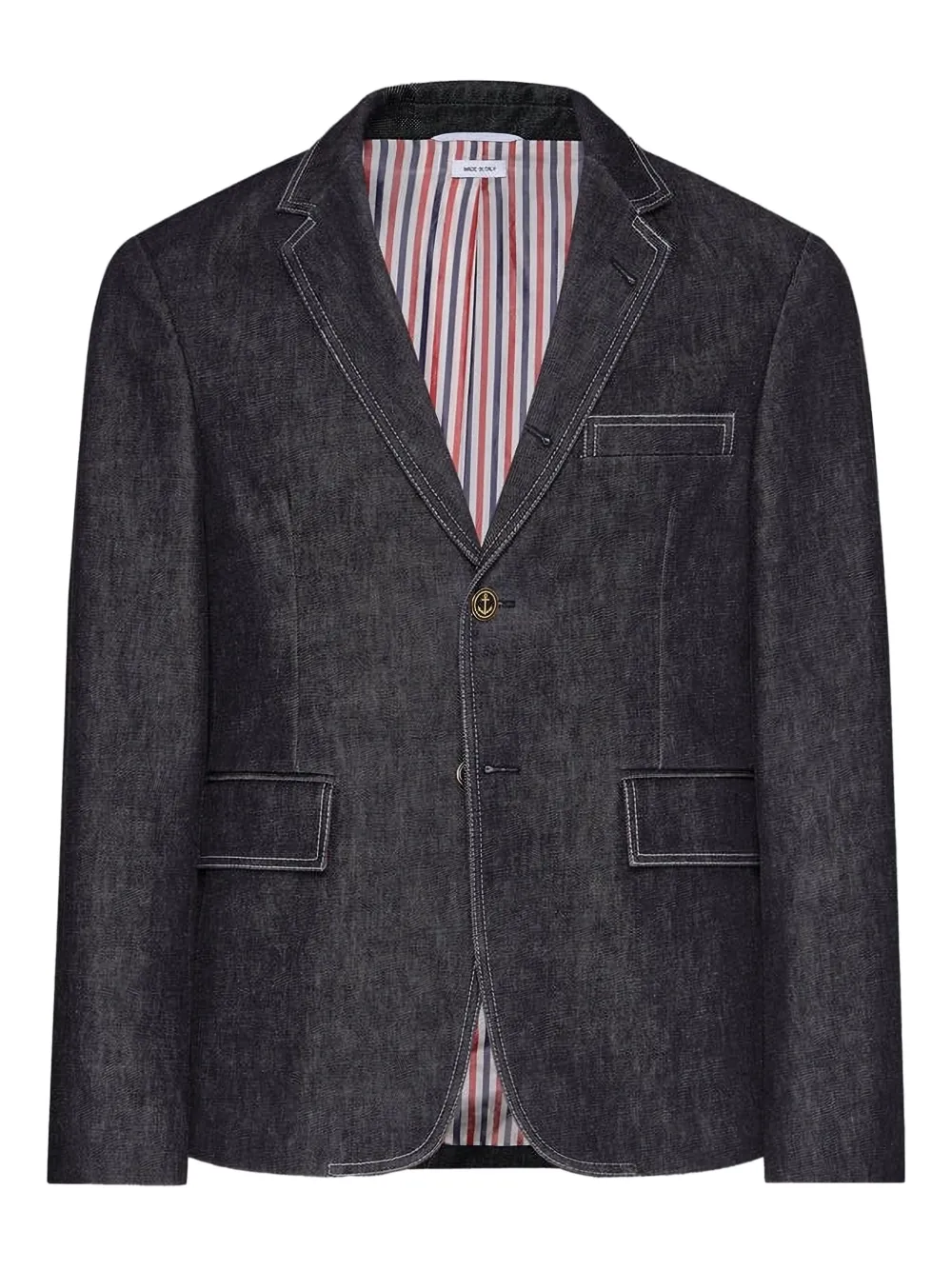 Джинсовый жакет на пуговицах THOM BROWNE, черный
Джинсовый жакет на пуговицах THOM BROWNE, черный