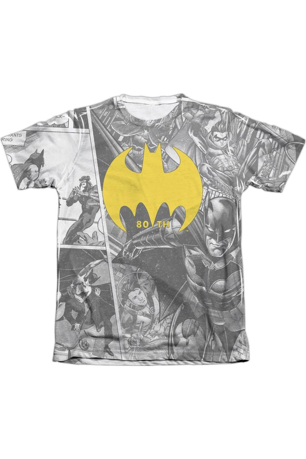 Футболка с коротким рукавом Batman Collage для взрослых из полиэстера/хлопка Gildan, белый
Футболка с коротким рукавом Batman Collage для взрослых из полиэстера/хлопка Gildan, белый