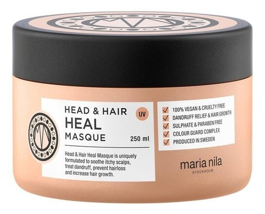 Успокаивающая маска для волос Head & Hair Heal Masque, 250 мл Maria Nila
Успокаивающая маска для волос Head & Hair Heal Masque, 250 мл Maria Nila
