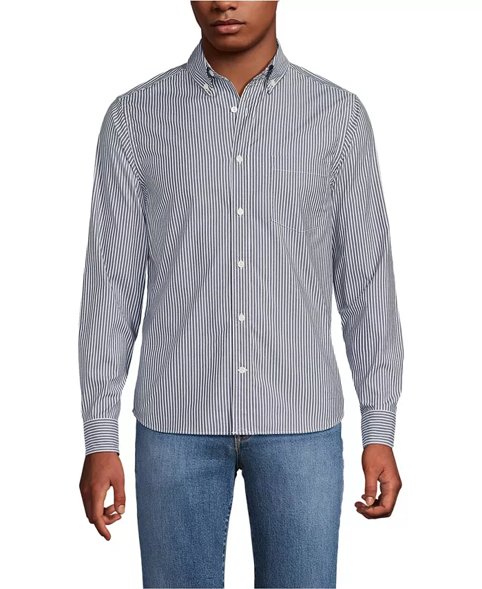 Мужская рубашка с длинным рукавом для путешествий Lands' End, синий
Мужская рубашка с длинным рукавом для путешествий Lands' End, синий