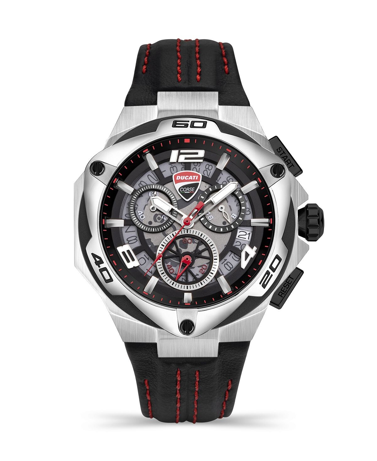 Мужские часы Motore Chronograph Collection, черный ремешок из натуральной кожи, 49 мм Ducati Corse
Мужские часы Motore Chronograph Collection, черный ремешок из натуральной кожи, 49 мм Ducati Corse