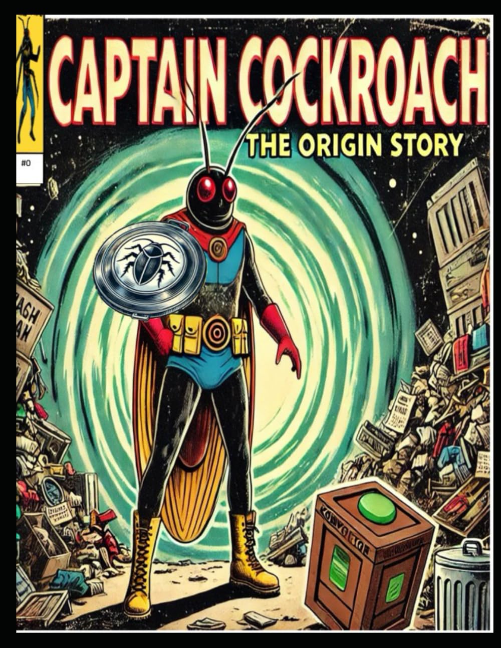 Captain Cockroach: The Origin Story (Tales From The Trash) (Independently published)
Captain Cockroach: The Origin Story (Tales From The Trash) (Independently published)