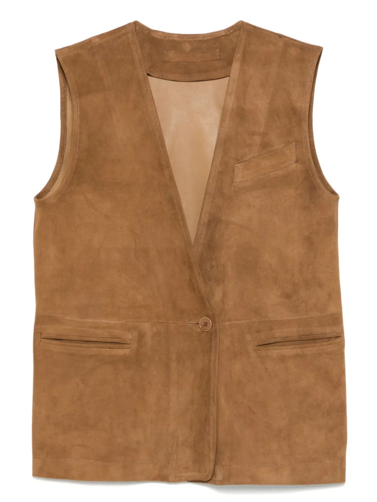 Замшевый жилет Salvatore Santoro, коричневый
Замшевый жилет Salvatore Santoro, коричневый