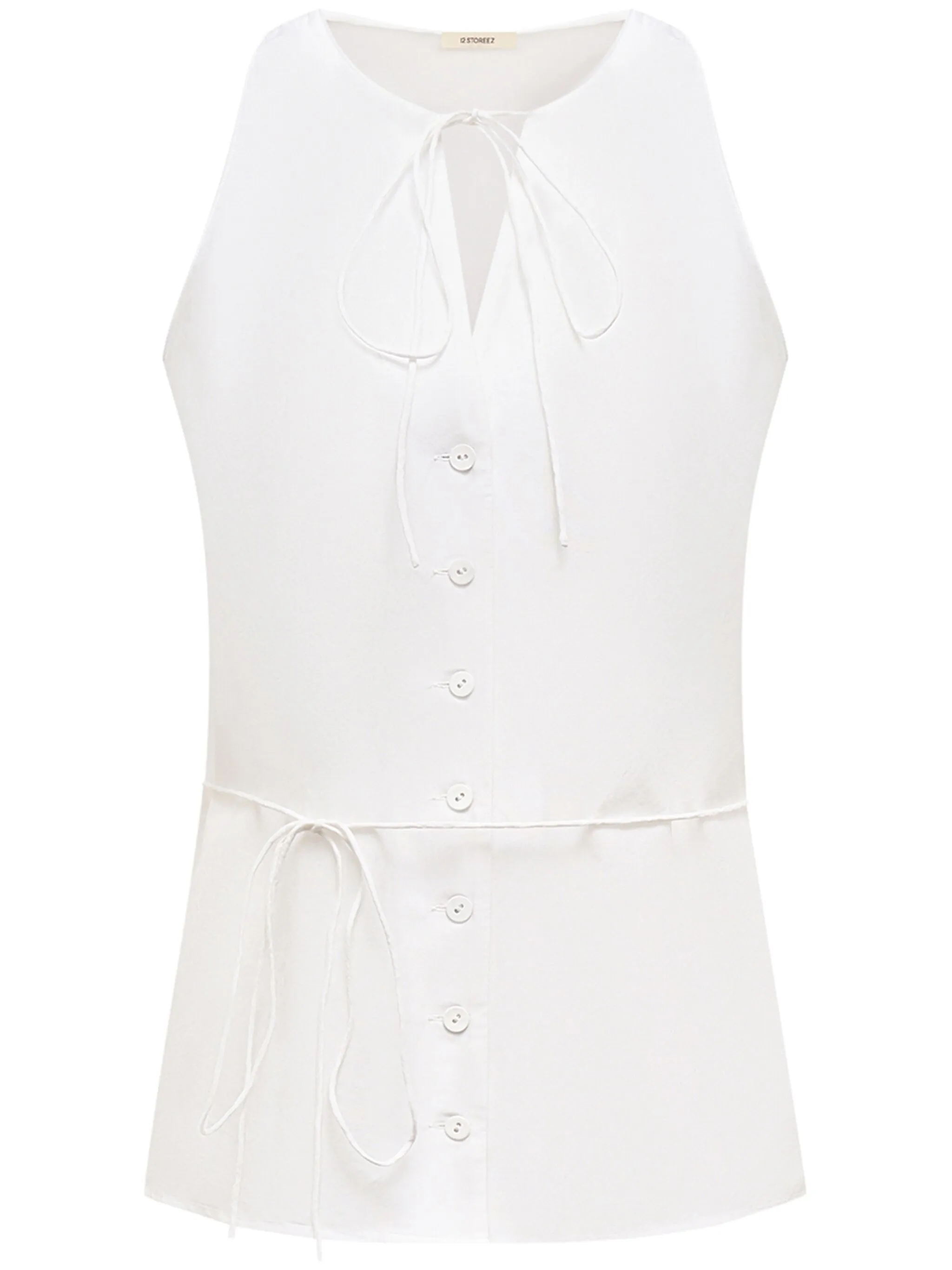 Топ с поясом 12 Storeez, белый
Топ с поясом 12 Storeez, белый