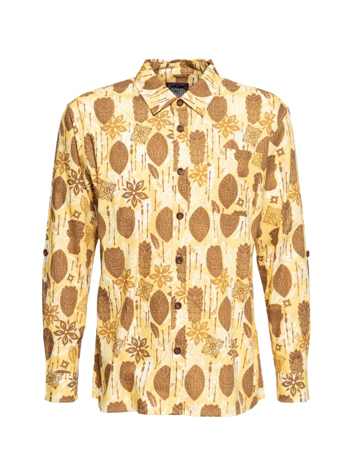 Рубашка King Kerosin Allover Printed Shirt Tahiti желтого цвета King Kerosin
Рубашка King Kerosin Allover Printed Shirt Tahiti желтого цвета King Kerosin