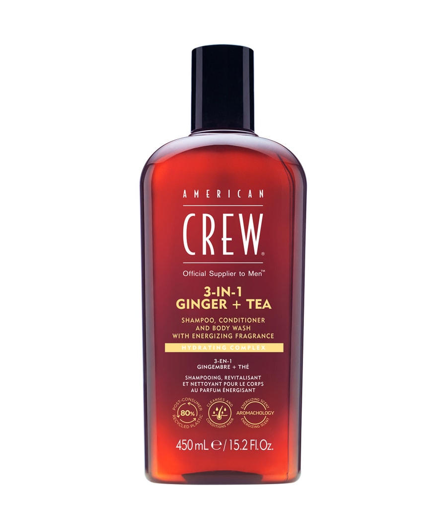 Шампунь для волос American Crew Hair Care & Body 3in1 Ginger & Tea, 450 ml
Шампунь для волос American Crew Hair Care & Body 3in1 Ginger & Tea, 450 ml