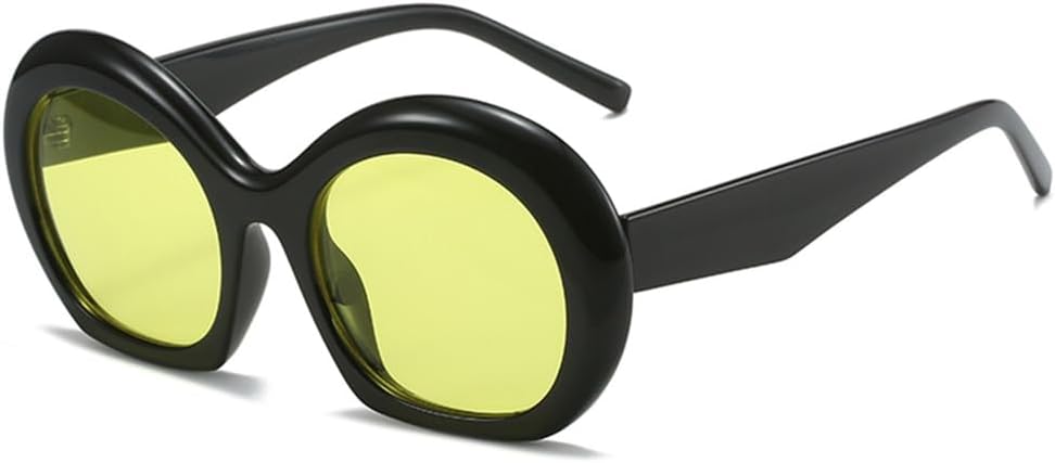 Солнцезащитные очки UV400 для мужчин и женщин | Круглая оправа в стиле панк с градиентными линзами | для вождения и занятий спортом на открытом воздухе generic, Black-yellow
Солнцезащитные очки UV400 для мужчин и женщин | Круглая оправа в стиле панк с градиентными линзами | для вождения и занятий спортом на открытом воздухе generic, Black-yellow