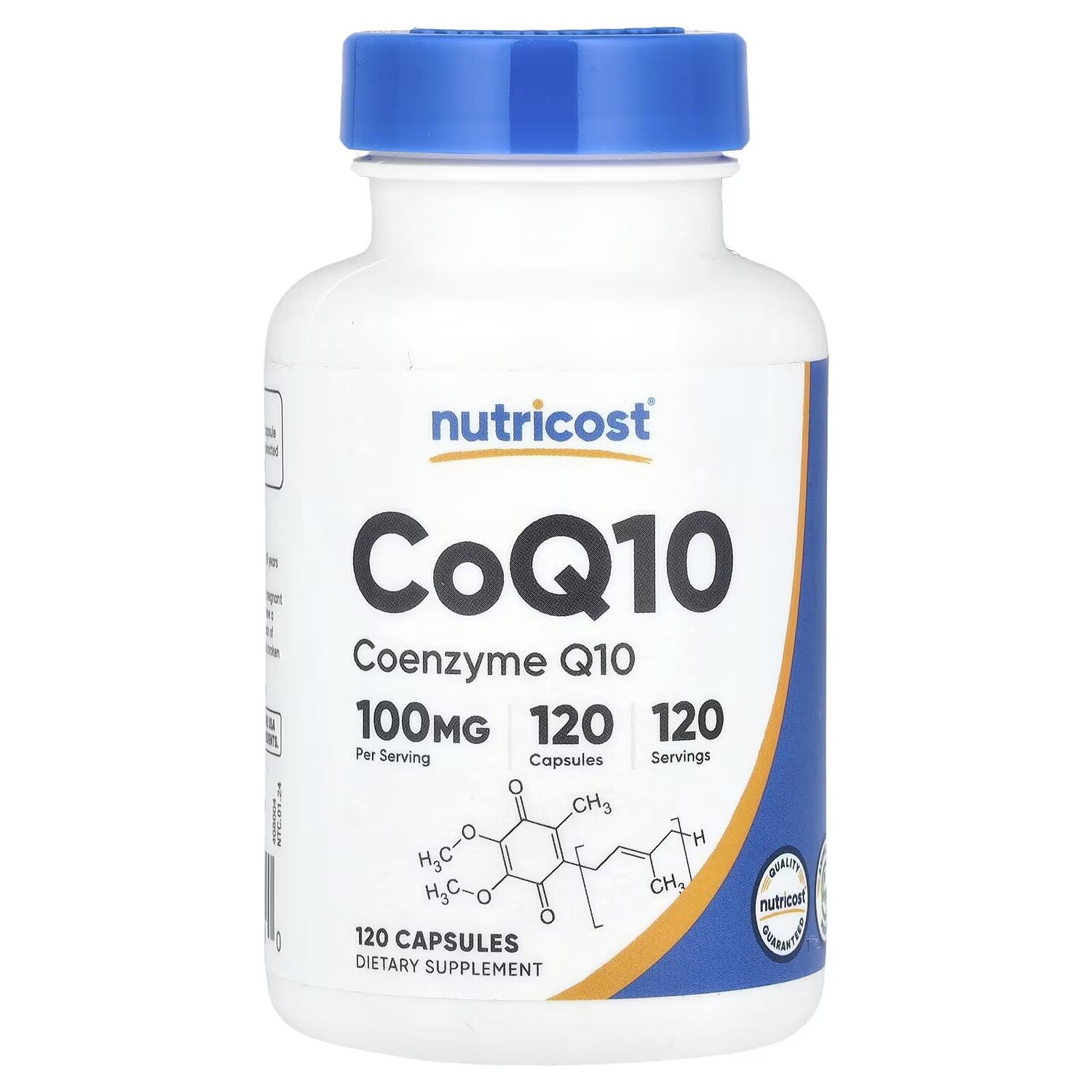 CoQ10, 100 мг, 120 капсул Nutricost
CoQ10, 100 мг, 120 капсул Nutricost