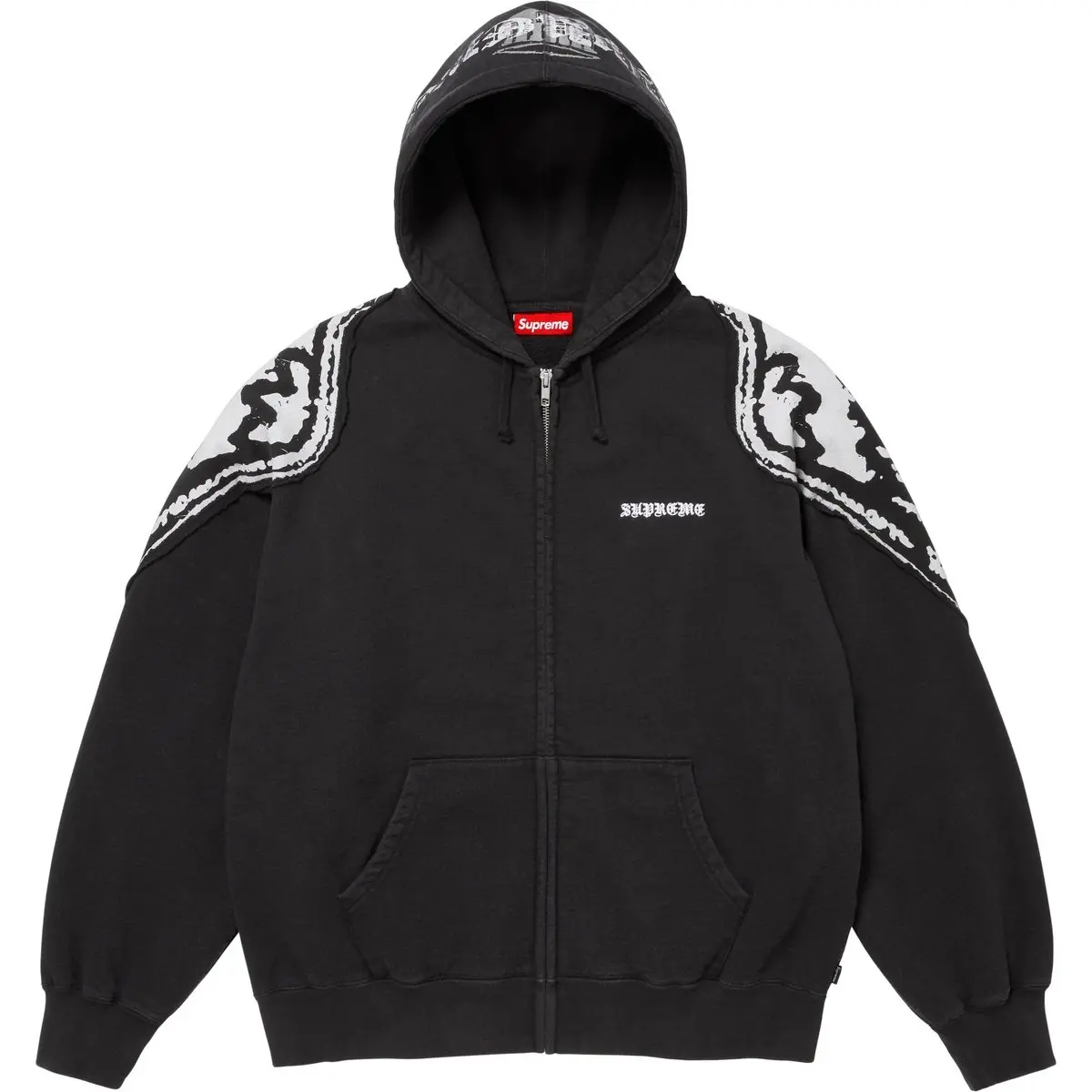 Толстовка с капюшоном Wings Zip Up унисекс Supreme, черный
Толстовка с капюшоном Wings Zip Up унисекс Supreme, черный