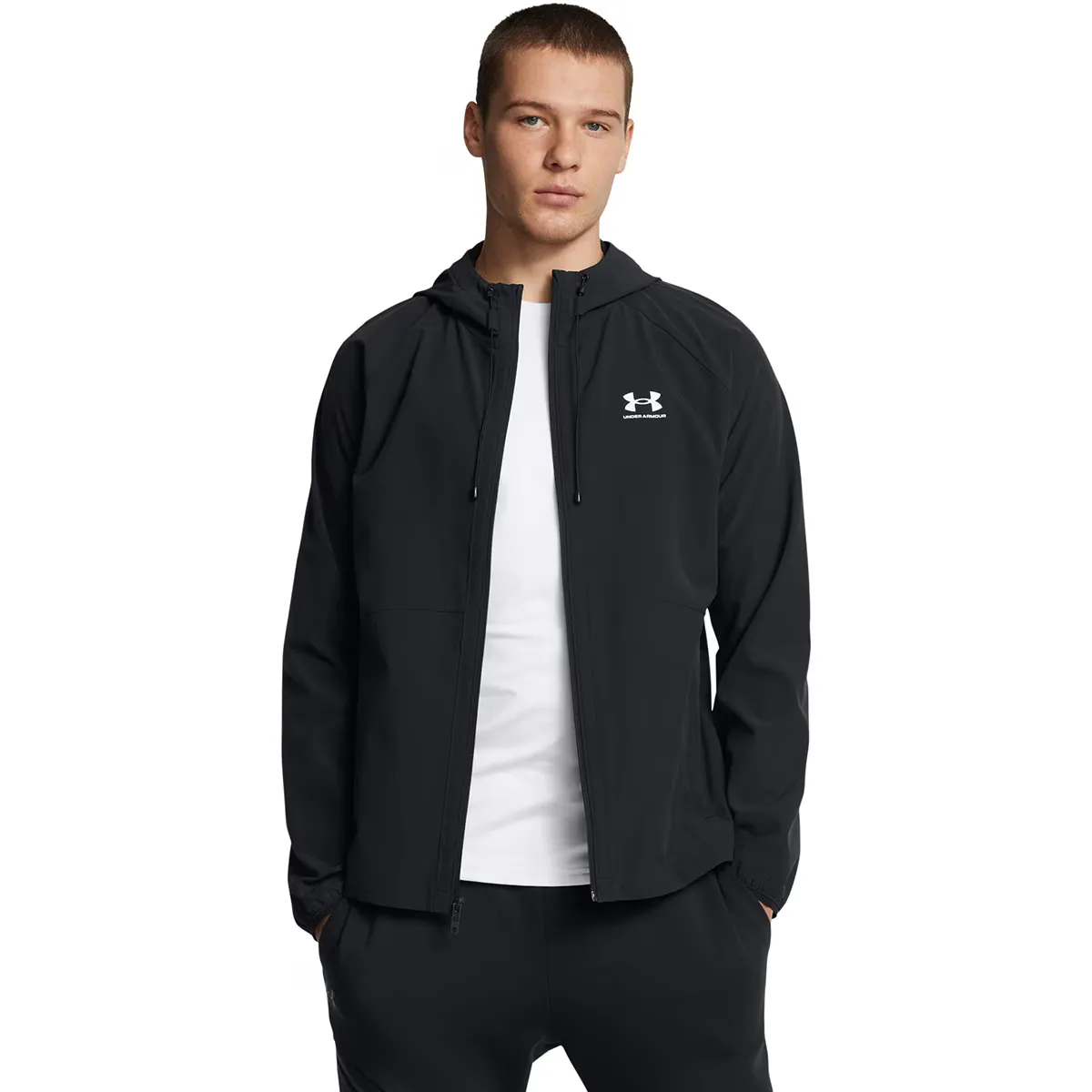 Мужская футболка-ветровка UA Stretch Wvn EU Under Armor Under Armour, чёрный
Мужская футболка-ветровка UA Stretch Wvn EU Under Armor Under Armour, чёрный