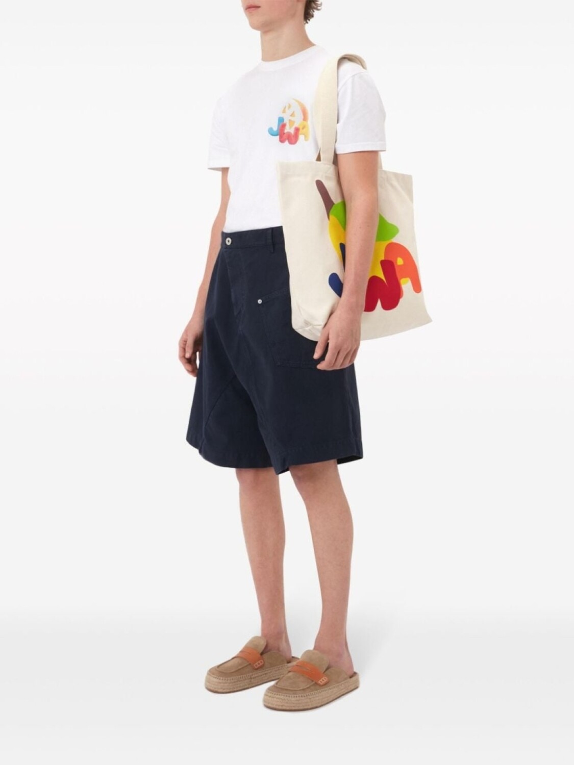 JW Anderson шорты-бермуды Twisted, синий
JW Anderson шорты-бермуды Twisted, синий