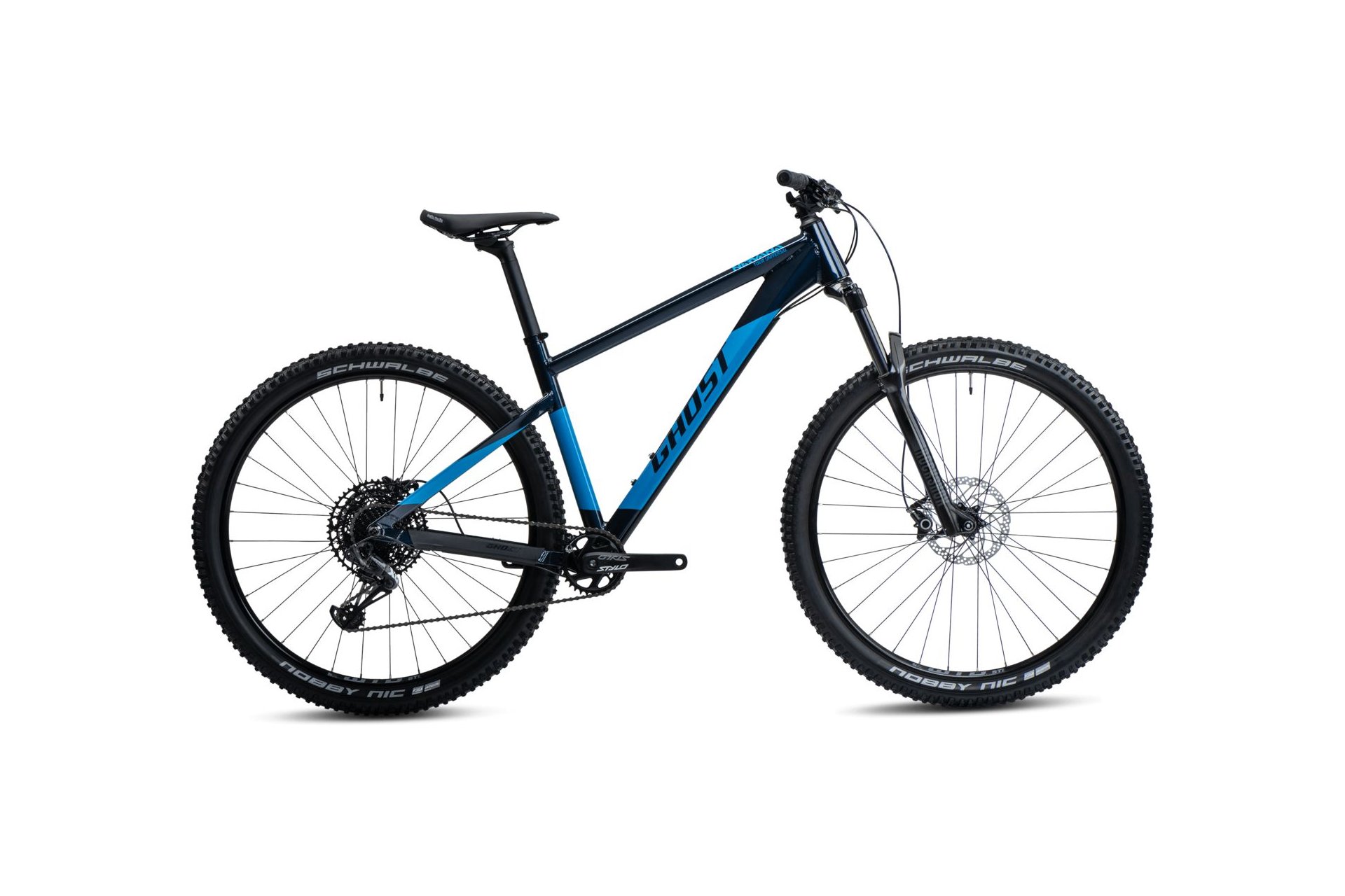 Горный велосипед Ghost Nirvana tour universal - 27,5 дюймов - diamant, blau | pearl dark blue/bright blue - glossy
Горный велосипед Ghost Nirvana tour universal - 27,5 дюймов - diamant, blau | pearl dark blue/bright blue - glossy