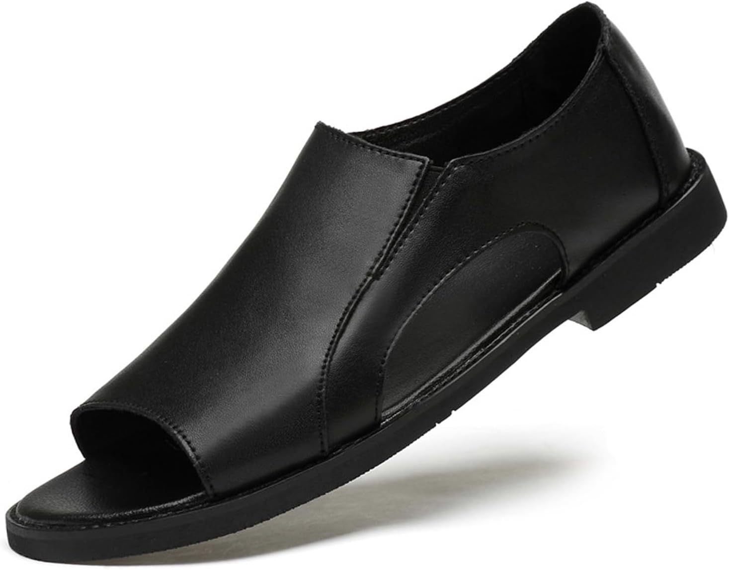 Мужские пляжные сандалии с открытым носком из веганской кожи, модные шлепанцы с мягкой, дышащей и легкой структурой, с вырезами и пряжкой, удобные для ходьбы на улице, повседневные легкие обувь Nileeke, черный
Мужские пляжные сандалии с открытым носком из веганской кожи, модные шлепанцы с мягкой, дышащей и легкой структурой, с вырезами и пряжкой, удобные для ходьбы на улице, повседневные легкие обувь Nileeke, черный