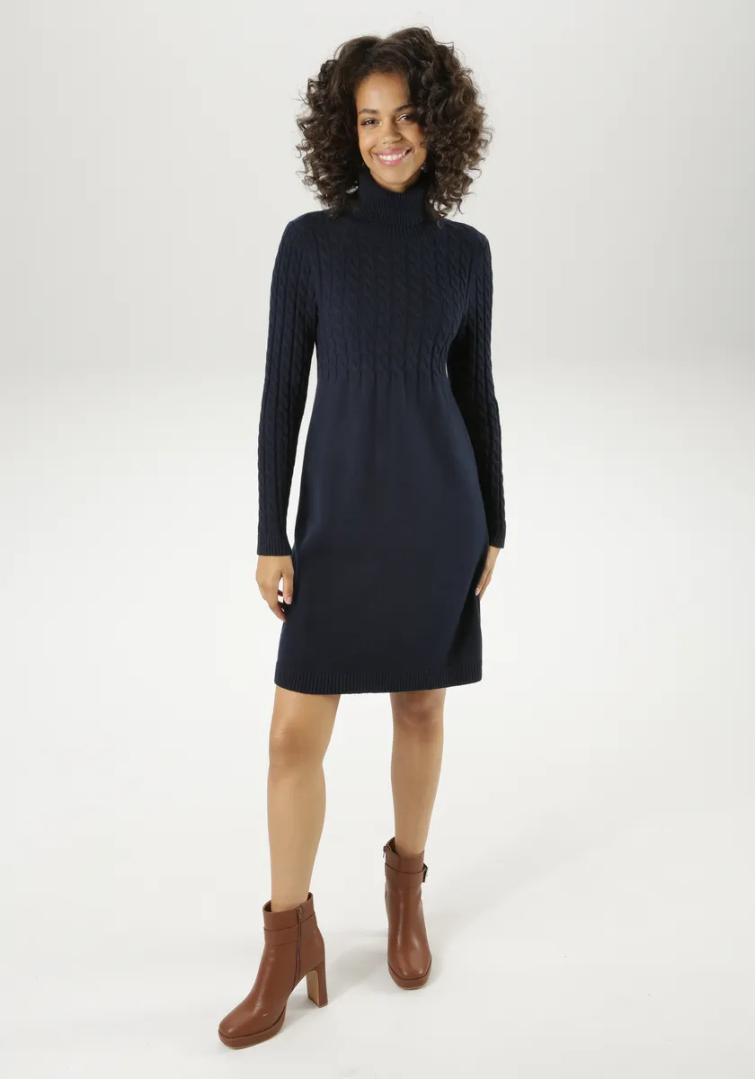 Трикотажное платье Aniston CASUAL с косами на лифе и длинными рукавами - НОВАЯ КОЛЛЕКЦИЯ, цвет морской волны
Трикотажное платье Aniston CASUAL с косами на лифе и длинными рукавами - НОВАЯ КОЛЛЕКЦИЯ, цвет морской волны