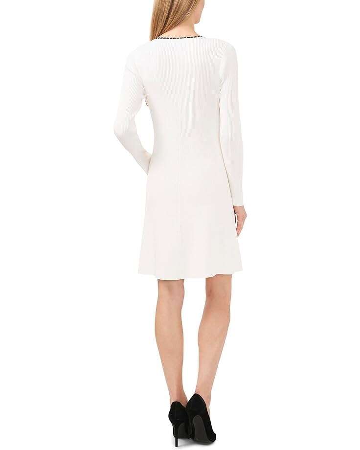 Платье CeCe Crew Neck Bow Closure Sweater Dress, цвет Antique White
Платье CeCe Crew Neck Bow Closure Sweater Dress, цвет Antique White