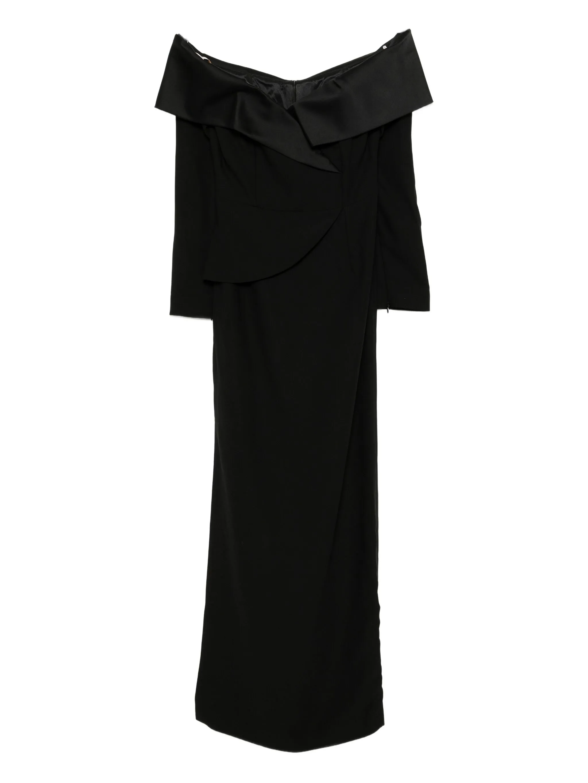 Креповое платье миди Saiid Kobeisy, черный
Креповое платье миди Saiid Kobeisy, черный