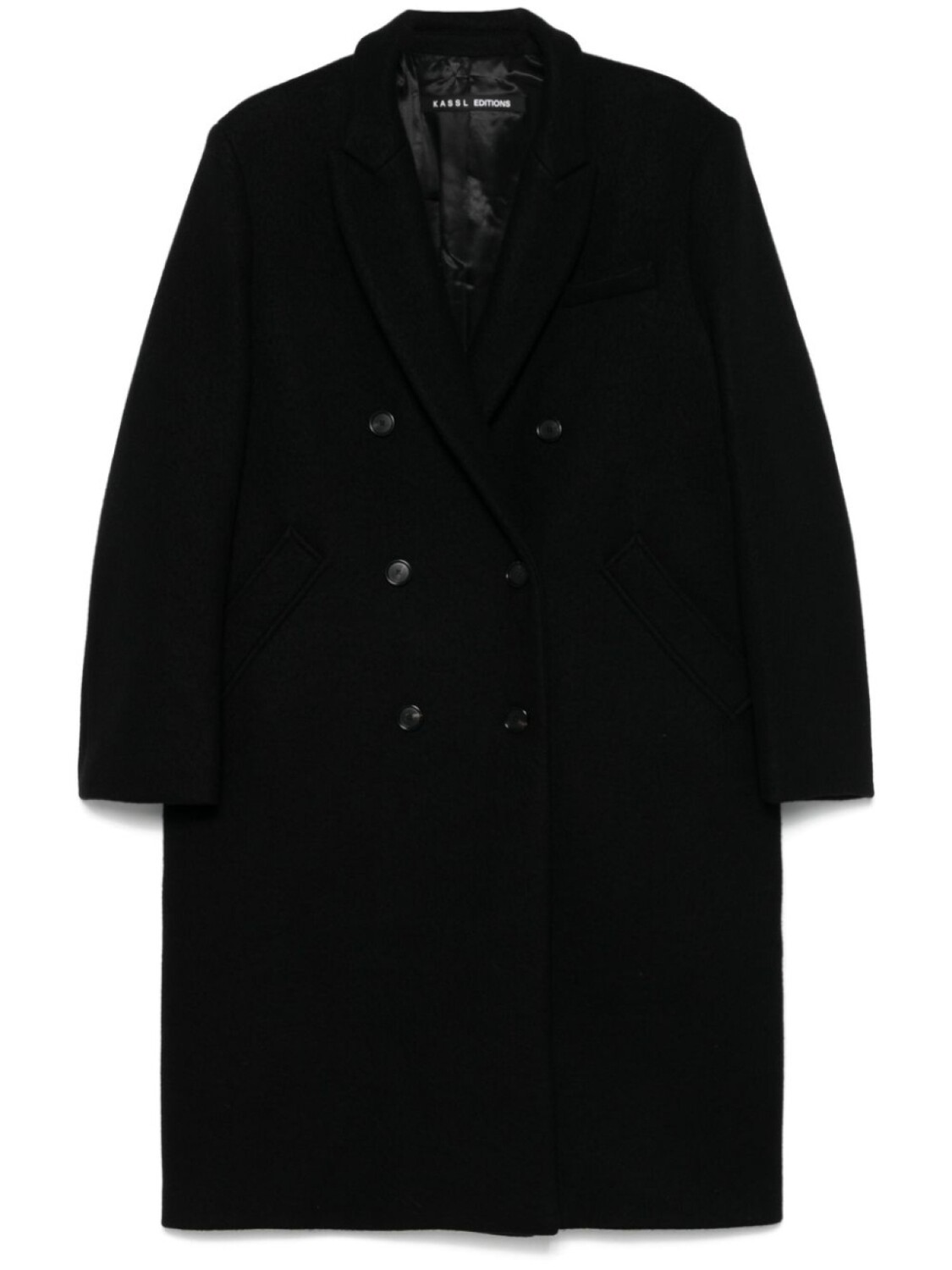 Двубортное пальто KASSL Editions, черный
Двубортное пальто KASSL Editions, черный