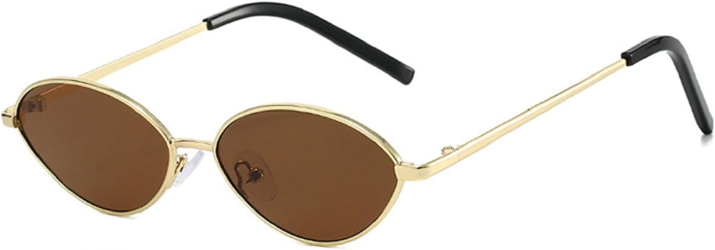 Ретро-солнцезащитные очки «кошачий глаз» для женщин и мужчин, металлические солнцезащитные очки, женские солнцезащитные очки с градиентным переходом цвета, узкие солнцезащитные очки mincl, Brown
Ретро-солнцезащитные очки «кошачий глаз» для женщин и мужчин, металлические солнцезащитные очки, женские солнцезащитные очки с градиентным переходом цвета, узкие солнцезащитные очки mincl, Brown