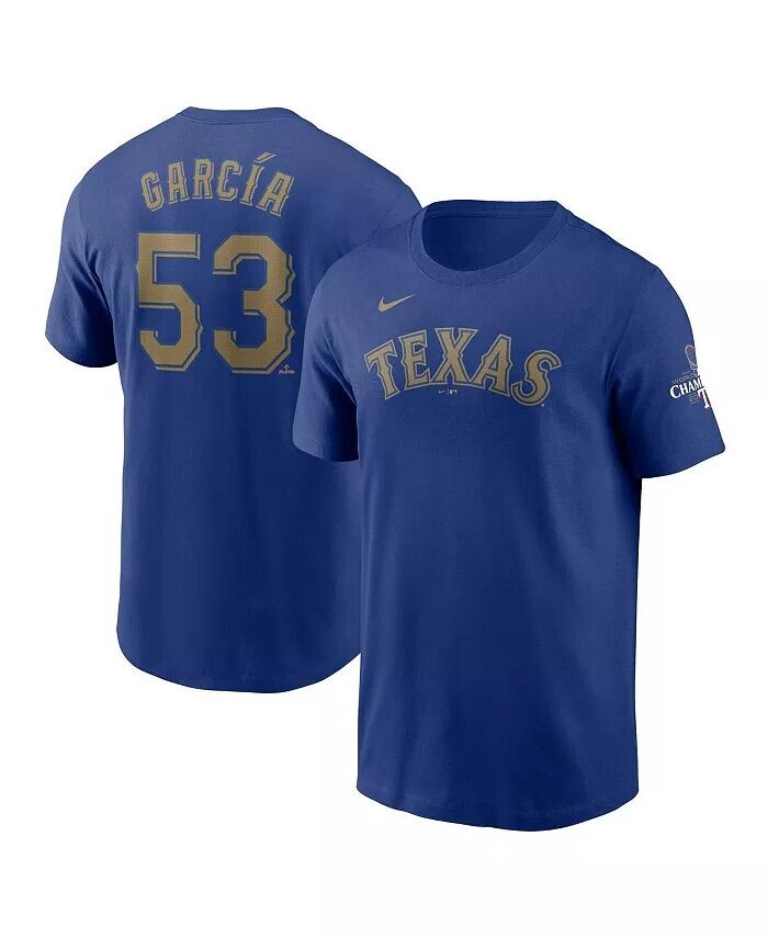Футболка Nike Men's Adolis Garcia Royal Texas Rangers 2024 Gold Collection с именем и номером Fanatics
Футболка Nike Men's Adolis Garcia Royal Texas Rangers 2024 Gold Collection с именем и номером Fanatics